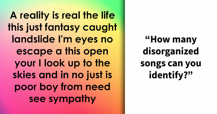 These Songs Will Put Your Brain In A Twist – Guess 15 Scrambled-Up Verses And Choruses