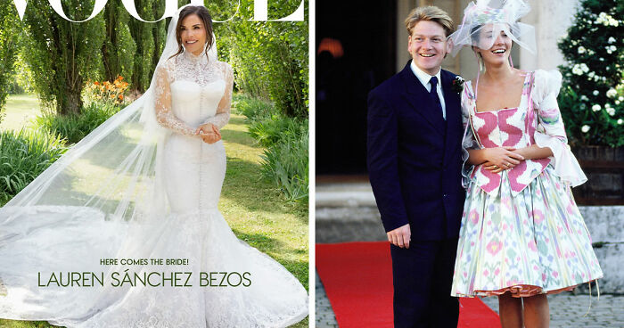 “Divorce Was Destined”: 20 Celebrity Wedding Dresses That Stunned, For Better Or Worse