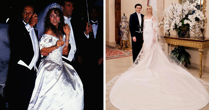 “Divorce Was Destined”: 20 Celebrity Wedding Dresses That Stunned, For Better Or Worse