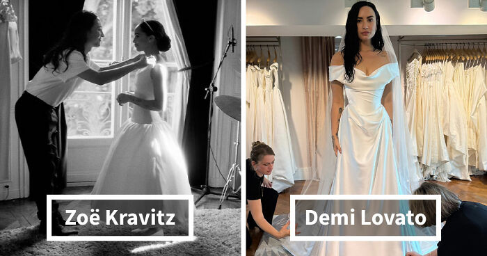 “Divorce Was Destined”: 20 Celebrity Wedding Dresses That Stunned, For Better Or Worse
