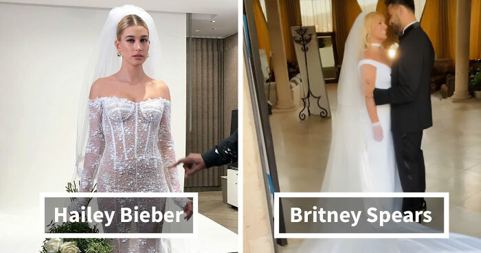“Divorce Was Destined”: 20 Celebrity Wedding Dresses That Stunned, For Better Or Worse