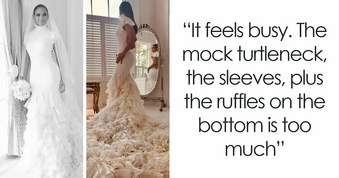 “Divorce Was Destined”: 20 Celebrity Wedding Dresses That Stunned, For Better Or Worse