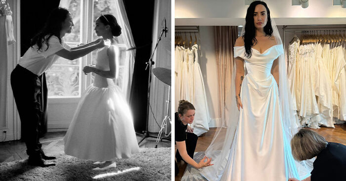“Divorce Was Destined”: 20 Celebrity Wedding Dresses That Stunned, For Better Or Worse