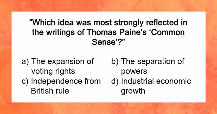 From Math To Science: 18 Questions To See If You Can Beat The Average U.S. Student