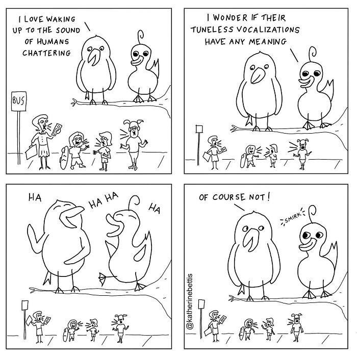 50 Clever Single Panel Cartoons By Katherine Bettis That Turn Everyday Thoughts Into Brilliant Absurdity