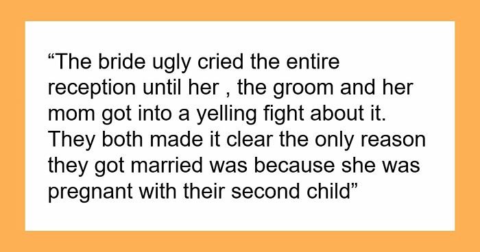 These 42 Weddings Were So Awkward, Guests Knew The Marriage Wouldn’t Last