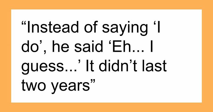 These 42 Weddings Were So Awkward, Guests Knew The Marriage Wouldn’t Last