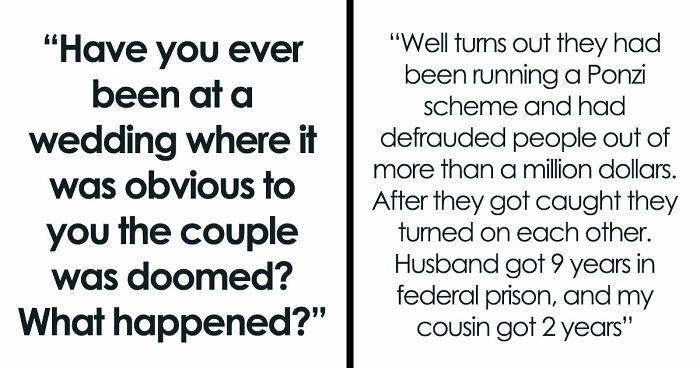 These 42 Weddings Were So Awkward, Guests Knew The Marriage Wouldn’t Last