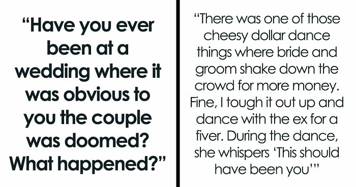 These 42 Weddings Were So Awkward, Guests Knew The Marriage Wouldn’t Last