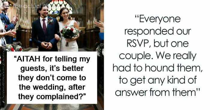 Couples Complains About Friend’s Wedding Being A Hassle, Never Expected It Could Have Consequences