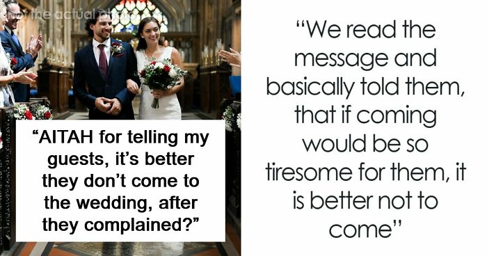 Couples Complains About Friend’s Wedding Being A Hassle, Never Expected It Could Have Consequences