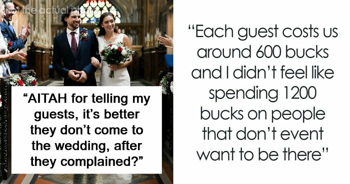 Couples Complains About Friend’s Wedding Being A Hassle, Never Expected It Could Have Consequences