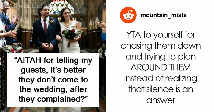 Couples Complains About Friend’s Wedding Being A Hassle, Never Expected It Could Have Consequences