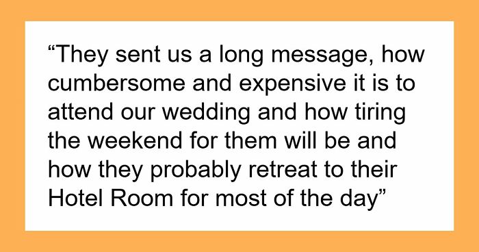 Couples Complains About Friend’s Wedding Being A Hassle, Never Expected It Could Have Consequences