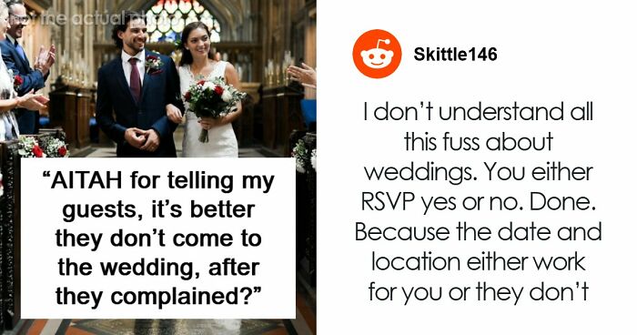 Couples Complains About Friend’s Wedding Being A Hassle, Never Expected It Could Have Consequences