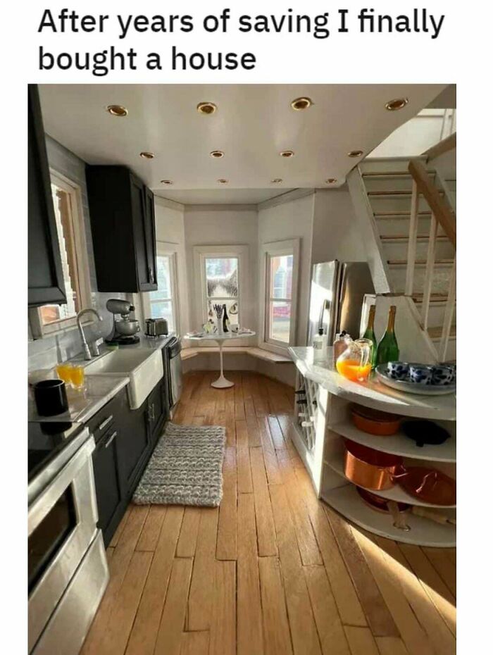 Small kitchen interior with miniature details for online detectives