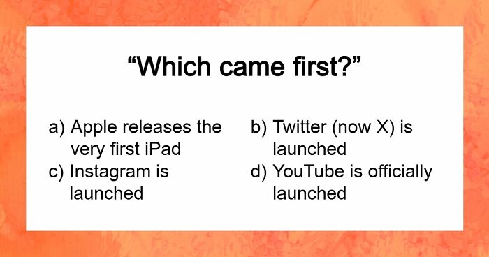 Prove Your History Knowledge Is Above Average By Identifying All 18 Famous Events That Came First