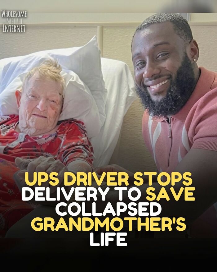 UPS driver saves collapsed grandmother by stopping delivery