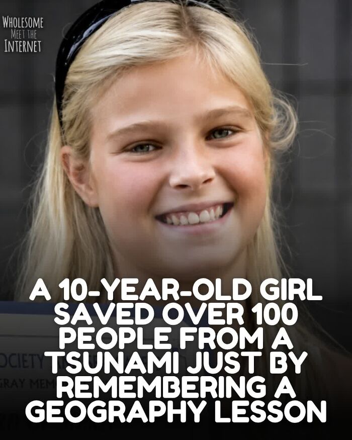 10 year old girl saves over 100 people from tsunami using geography lesson