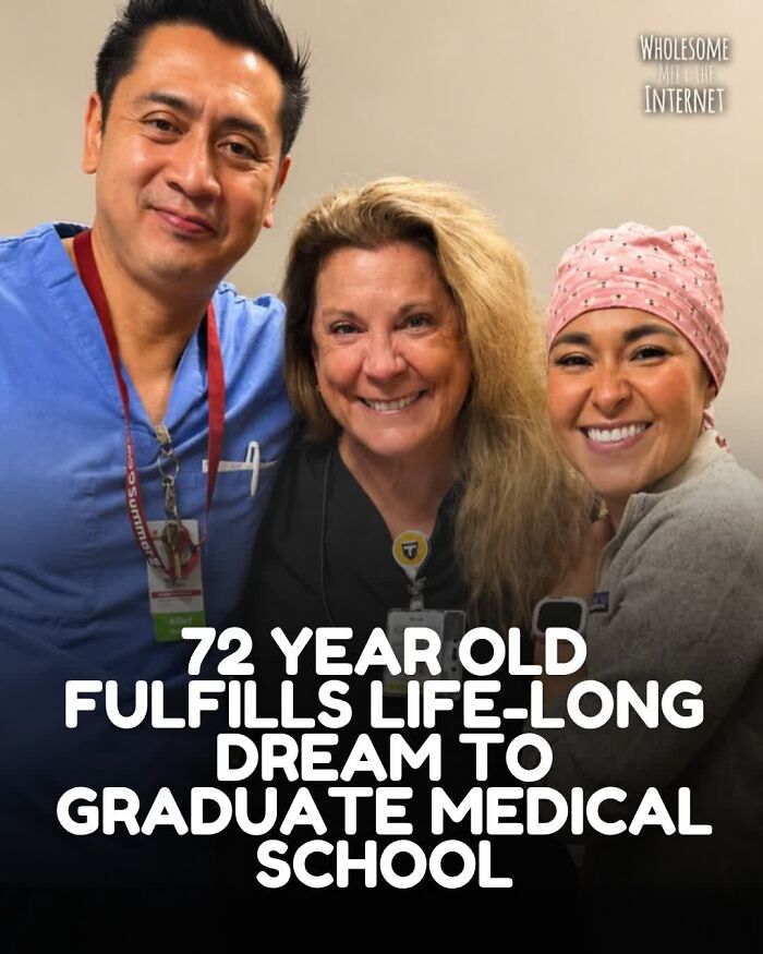 72 year old fulfills lifelong dream to graduate medical school with colleagues