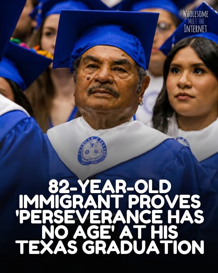 82-year-old immigrant celebrates perseverance at Texas graduation ceremony