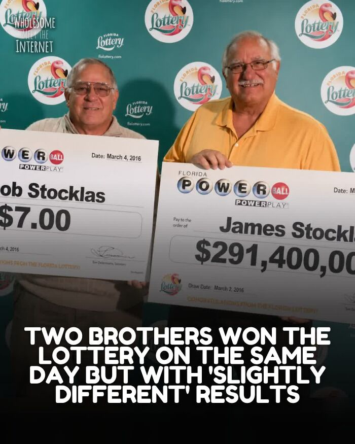 Two brothers win the lottery with dramatically different results
