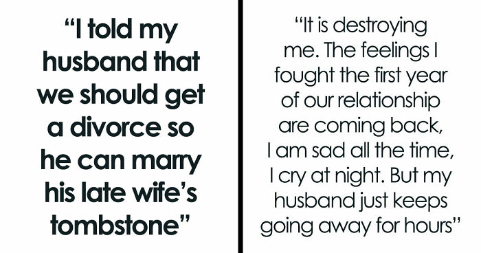 Pregnant Woman Asks Husband For Divorce After He Starts Grieving His Late Ex And Disappearing For Hours