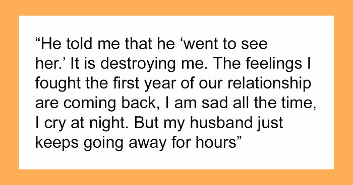 Pregnant Woman Asks Husband For Divorce After He Starts Grieving His Late Ex And Disappearing For Hours