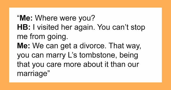 Pregnant Woman Asks Husband For Divorce After He Starts Grieving His Late Ex And Disappearing For Hours