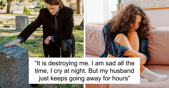 Pregnant Woman Asks Husband For Divorce After He Starts Grieving His Late Ex And Disappearing For Hours