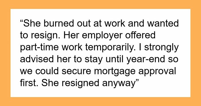 Impulsive Wife Keeps Quitting Jobs, Hubby Realizes His Trust Is Running Out As Fast As Their Cash