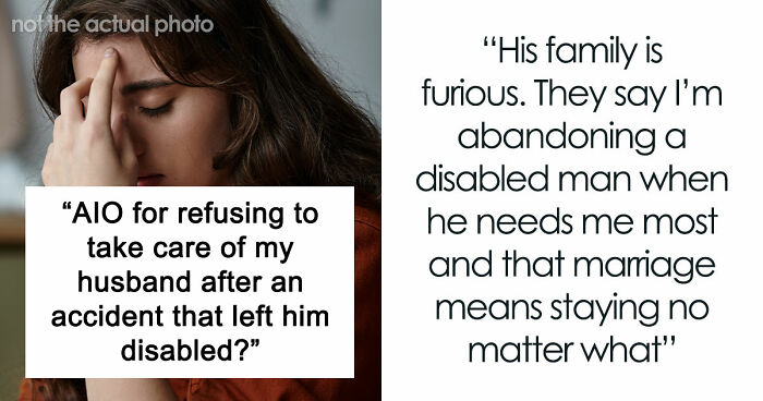 Wife Tries To Be Understanding Of Her Disabled Husband But Finally Has Enough Of Him