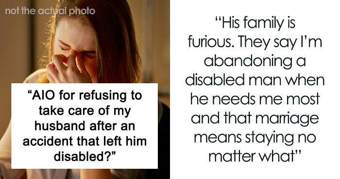 Wife Tries To Be Understanding Of Her Disabled Husband But Finally Has Enough Of Him