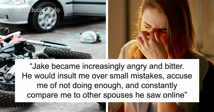 Wife Tries To Be Understanding Of Her Disabled Husband But Finally Has Enough Of Him