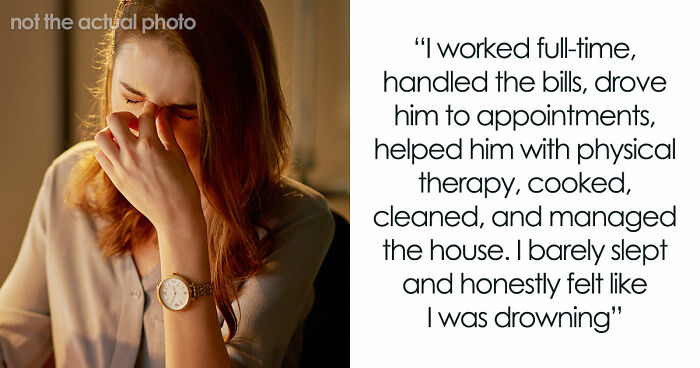 Wife Tries To Be Understanding Of Her Disabled Husband But Finally Has Enough Of Him