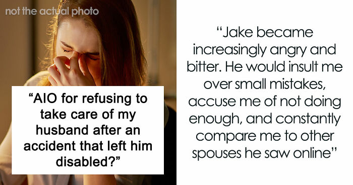 Wife Tries To Be Understanding Of Her Disabled Husband But Finally Has Enough Of Him
