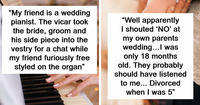 People Thought Wedding Objections Only Happened In Movies Until They Witnessed One With Their Own Eyes