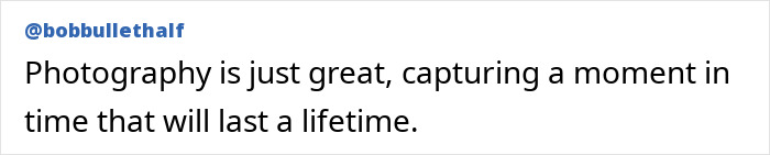 User appreciates photography capturing timeless moments User appreciates photography capturing timeless moments