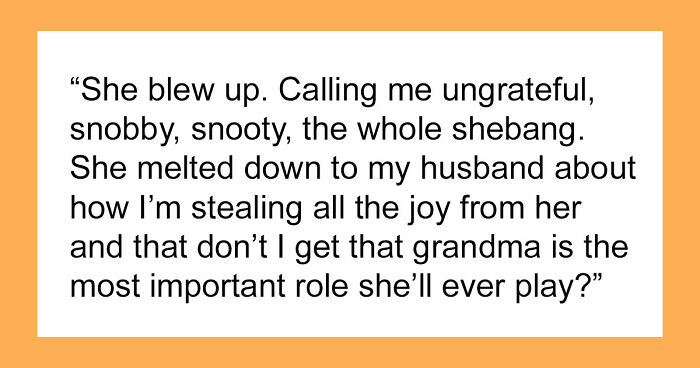 “Refers To The Baby As ‘Her’ Baby”: MIL Loses Her Mind When She Finds Out She’s Getting A Grandchild