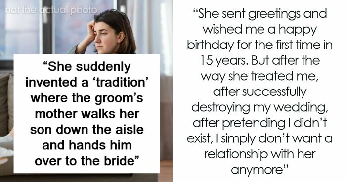 MIL Acts Like She’s The One Marrying Her Own Son, Can’t Believe People Are Disgusted