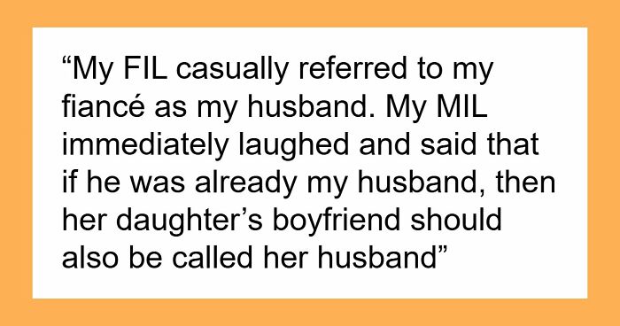 MIL Acts Like She’s The One Marrying Her Own Son, Can’t Believe People Are Disgusted