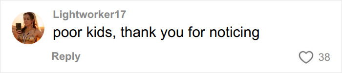 Social media comment thanking woman for noticing kids left in hot car Social media comment thanking woman for noticing kids left in hot car