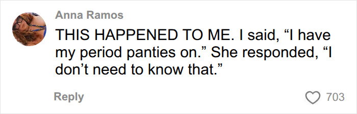 Woman's experience pulled aside with period panties during airport security