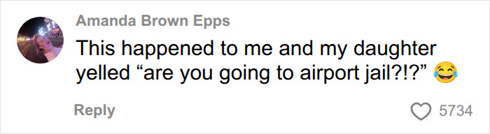 Comment about airport security pulling someone aside at scanner flagged item