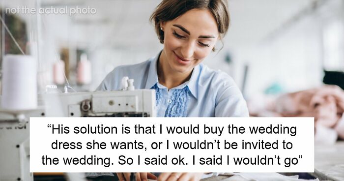 Woman Is In A Lose-Lose Situation When SIL Asks To Make Her An Elaborate Wedding Dress
