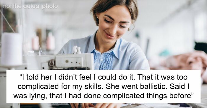 Woman Is In A Lose-Lose Situation When SIL Asks To Make Her An Elaborate Wedding Dress