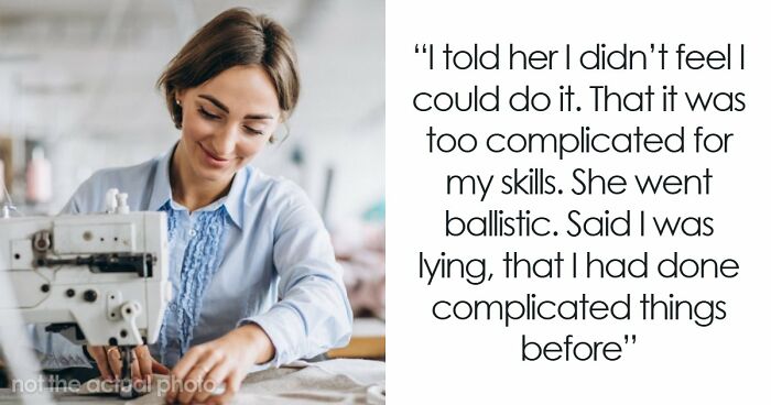 Woman Is In A Lose-Lose Situation When SIL Asks To Make Her An Elaborate Wedding Dress