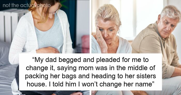 Woman Finds Out The Name She Gave Her Baby Has A Bad History In Her Family, Refuses To Change It
