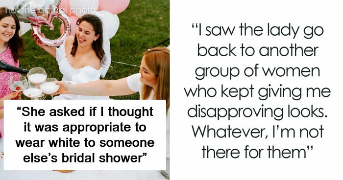 Guest Shamed Over Sleeveless Top And “White” Outfit Gets Unexpected Revenge