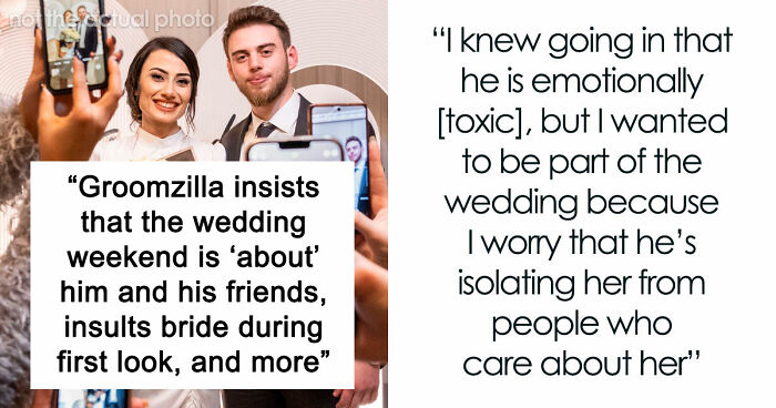 Groom Makes Wedding All About Him And “The Boys” As The Bride Holds Back Tears